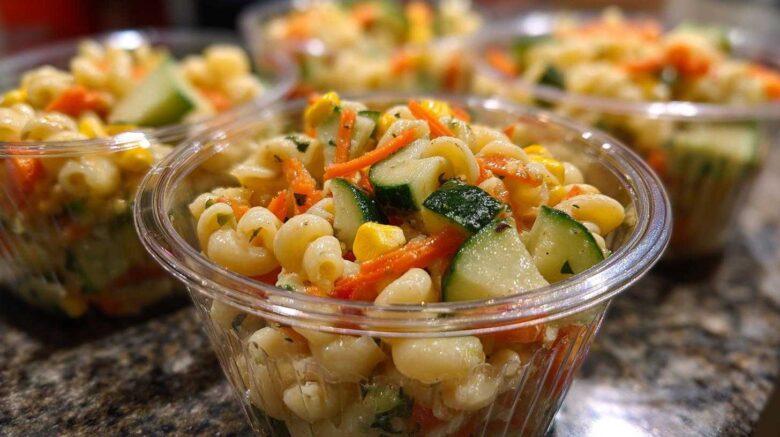 Veggie Pasta Salad Cups