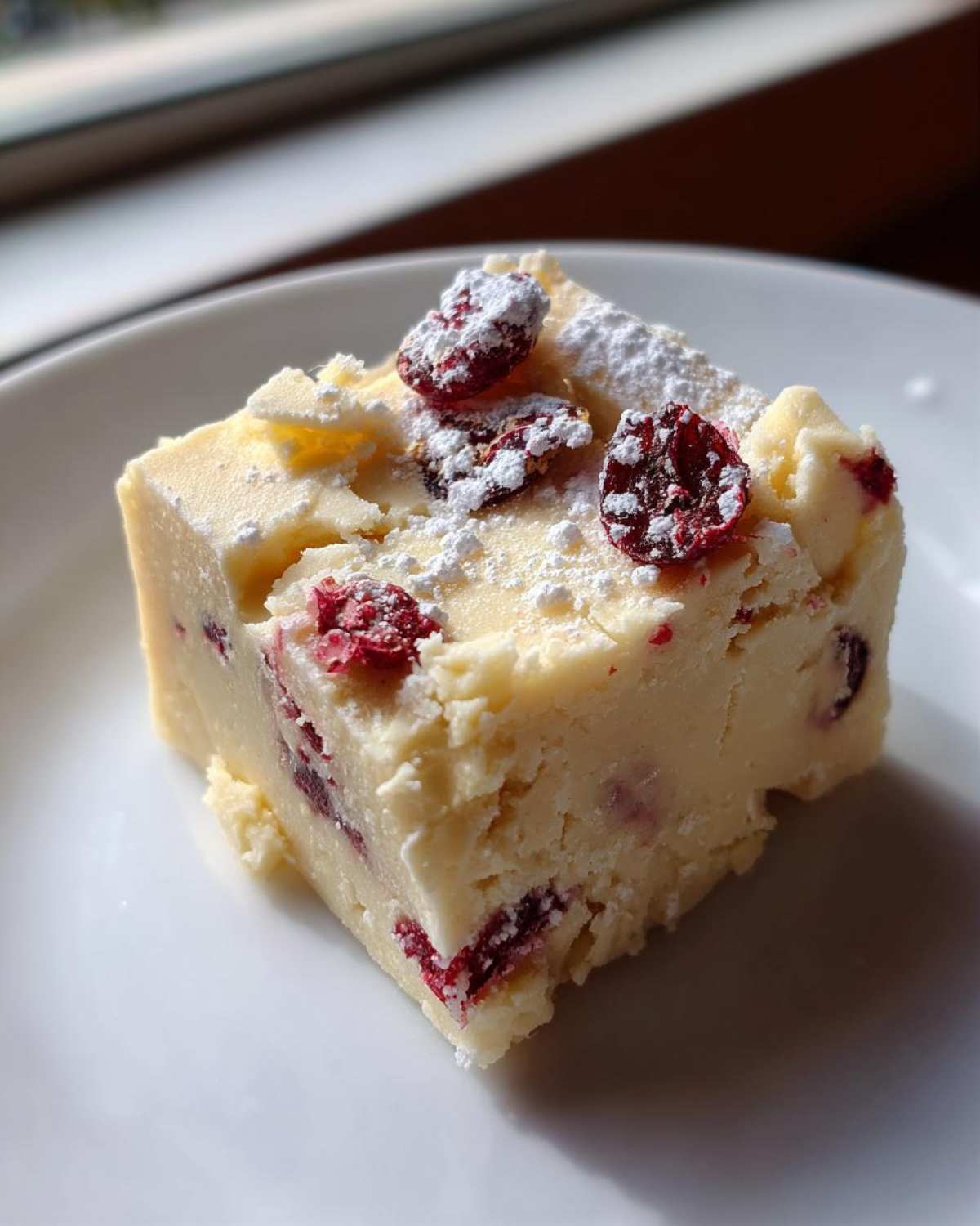 White Chocolate Cranberry Fudge - detail 4