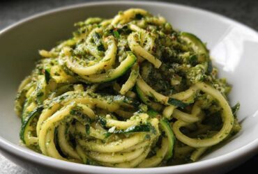 Zucchini Noodle Pasta with Pesto