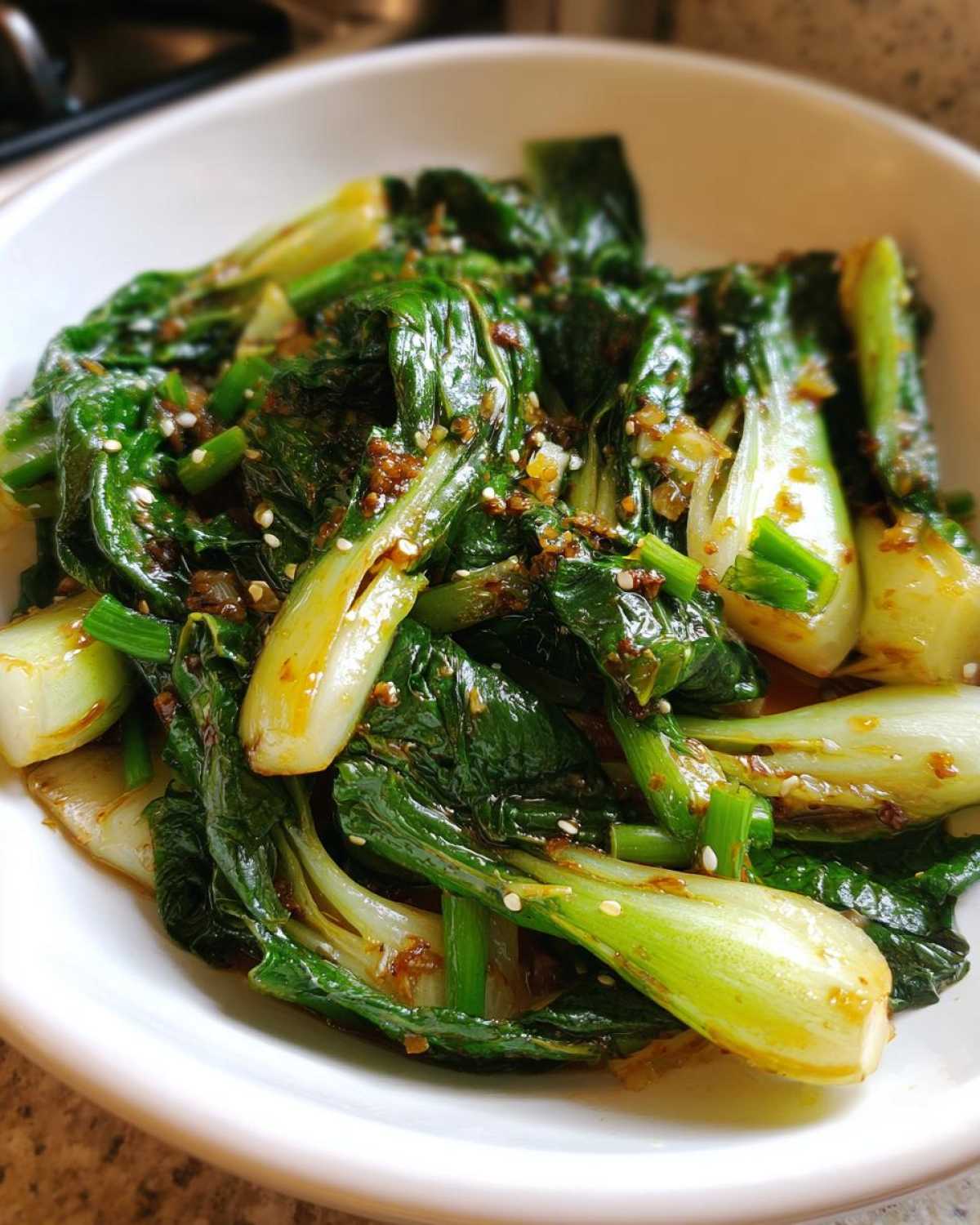 15-Minute Garlic Bok Choy Stir-Fry (Takeout at Home) - detail 3