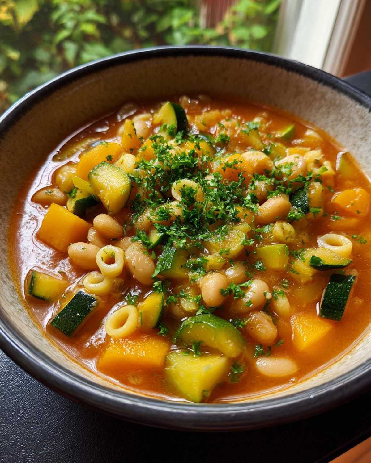 20-Minute Minestrone Soup (Vegetarian Delight) - detail 2