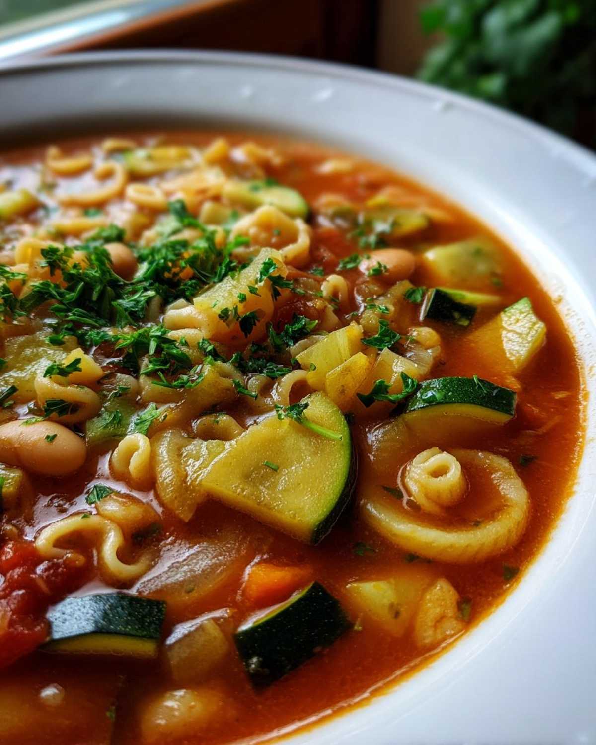 20-Minute Minestrone Soup (Vegetarian Delight) - detail 4
