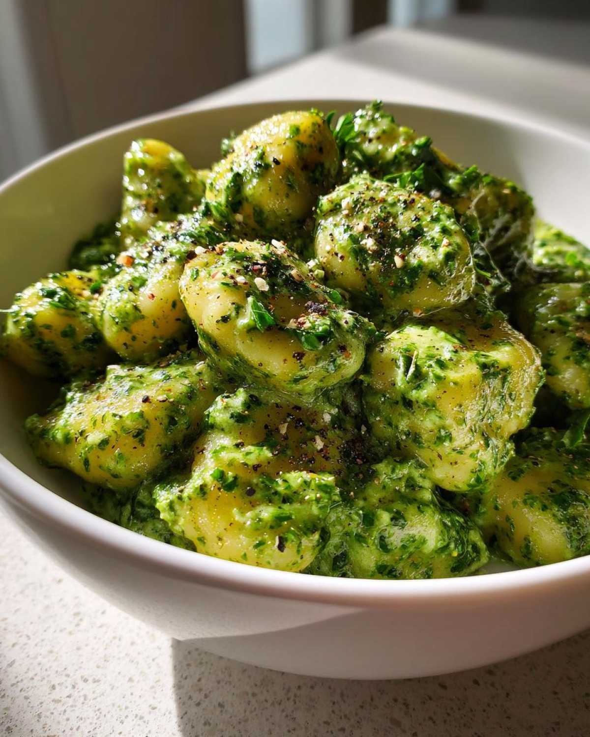 5-Ingredient Creamy Pesto Gnocchi (Weeknight Winner) - detail 1
