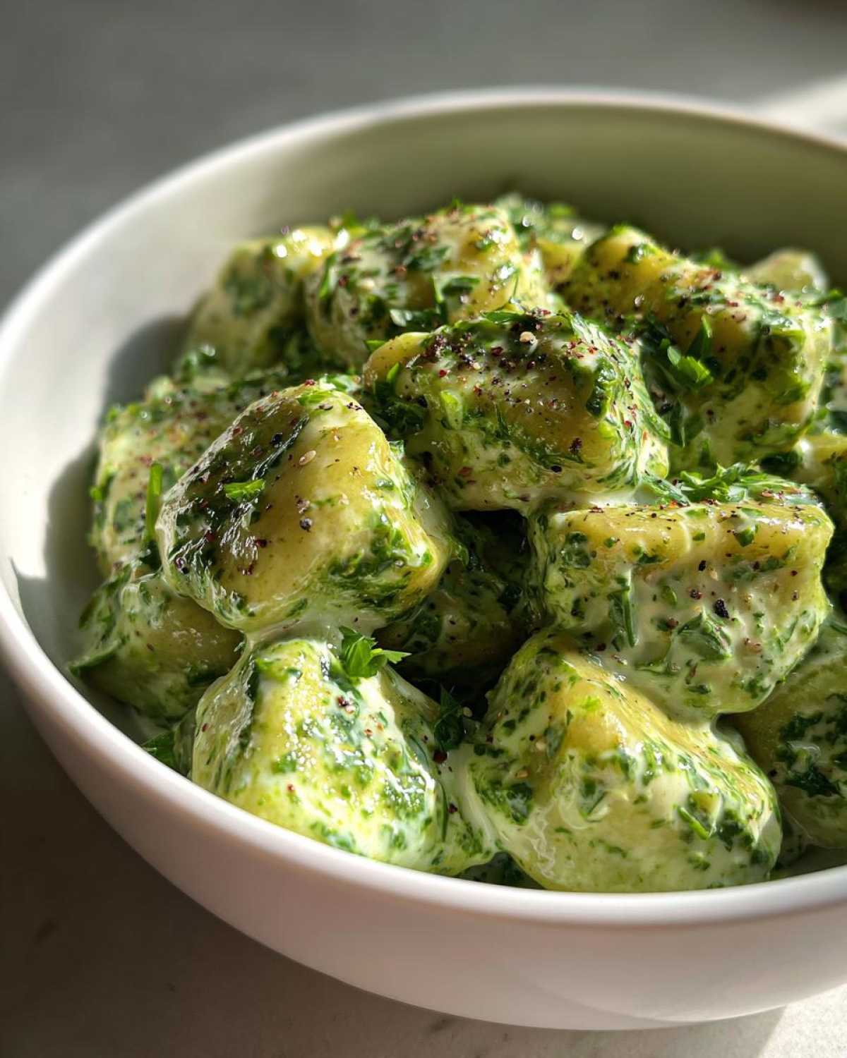 5-Ingredient Creamy Pesto Gnocchi (Weeknight Winner) - detail 3