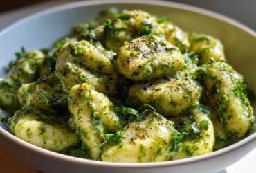 5-Ingredient Creamy Pesto Gnocchi (Weeknight Winner)