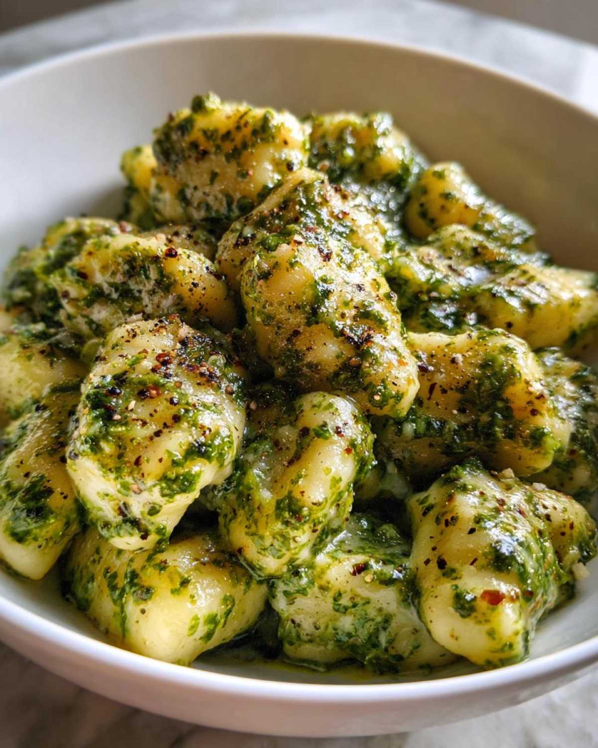 5-Ingredient Creamy Pesto Gnocchi (Weeknight Winner) - detail 4