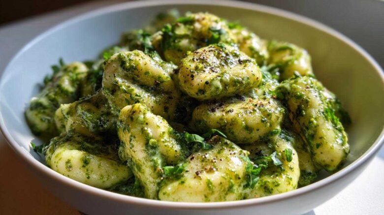 5-Ingredient Creamy Pesto Gnocchi (Weeknight Winner)
