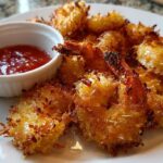 Air Fryer Coconut Shrimp with Chili Dip (Crunchy & Light)