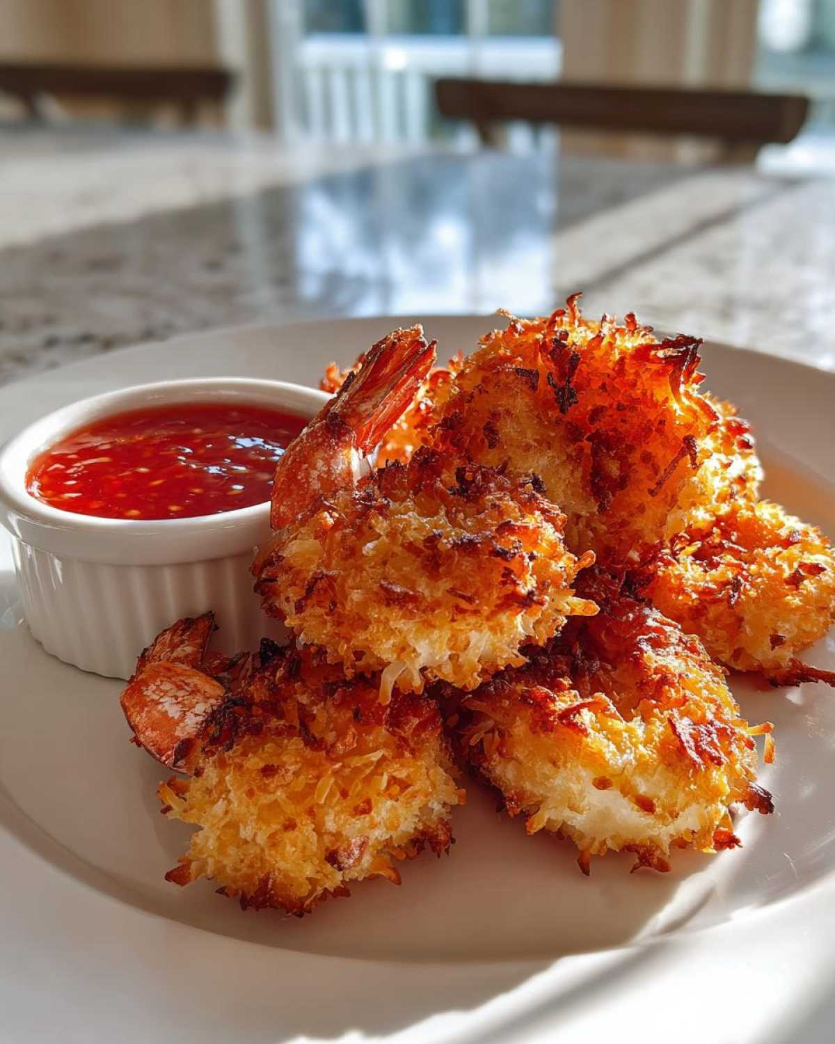 Air Fryer Coconut Shrimp with Chili Dip (Crunchy & Light) - detail 4