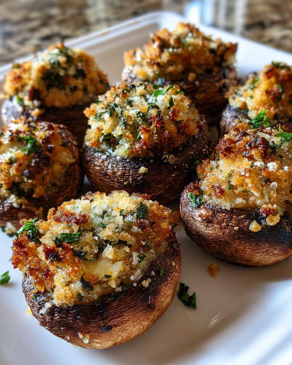 Air Fryer Stuffed Mushrooms (Party Appetizer Made Easy) - detail 2