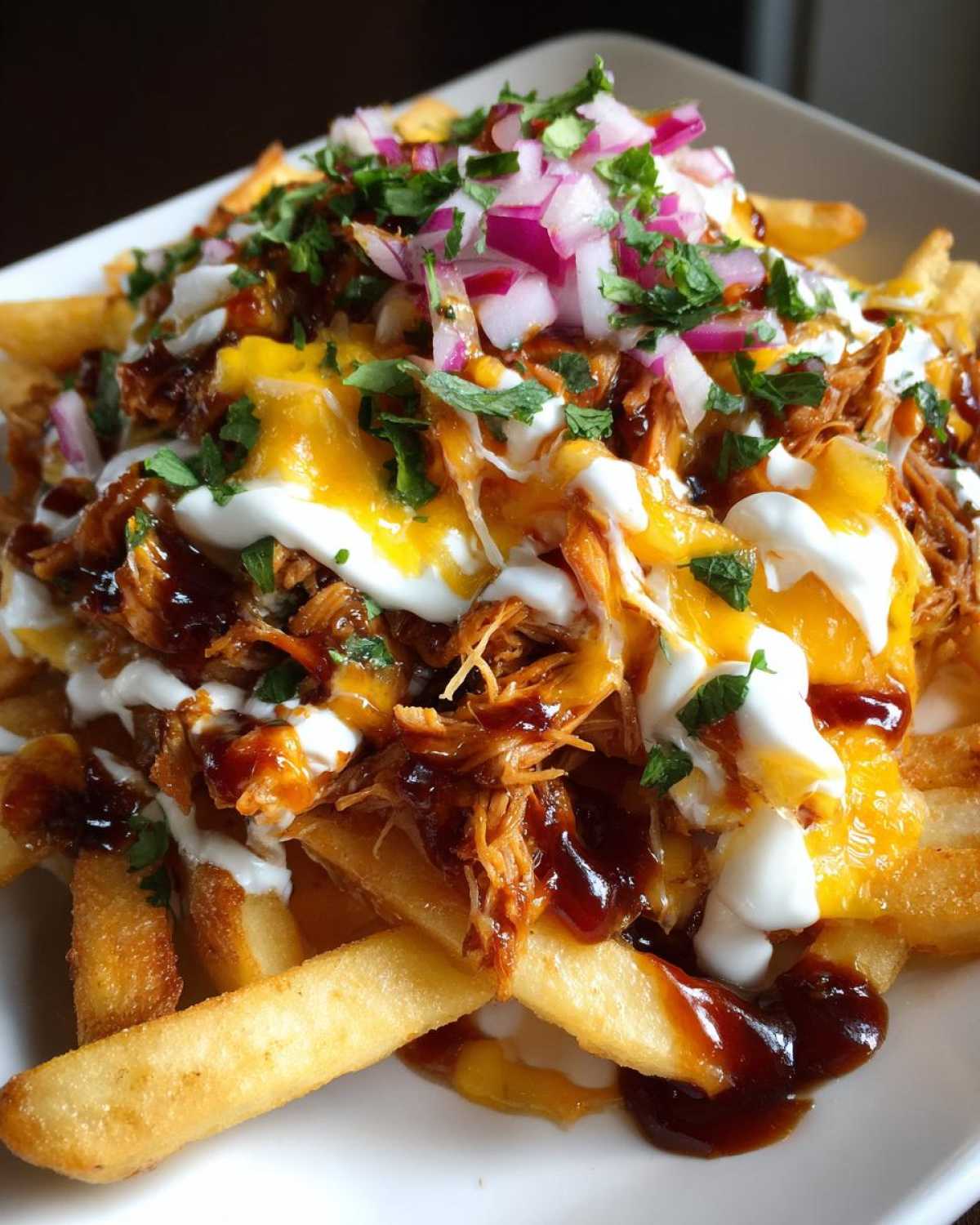 BBQ Pulled Pork Loaded Fries (Crowd-Pleasing Snack) - detail 1