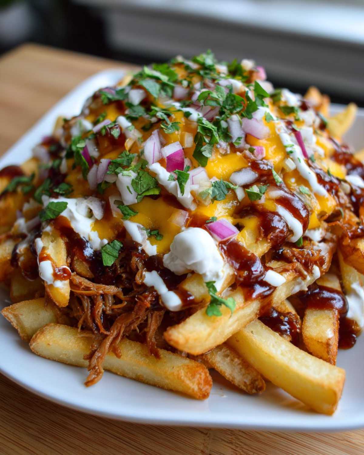 BBQ Pulled Pork Loaded Fries (Crowd-Pleasing Snack) - detail 2