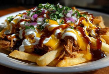 BBQ Pulled Pork Loaded Fries (Crowd-Pleasing Snack)
