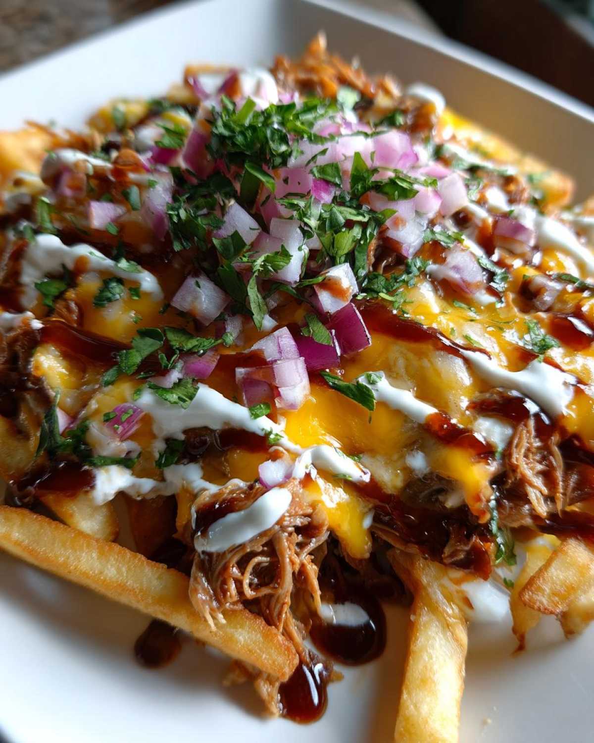 BBQ Pulled Pork Loaded Fries (Crowd-Pleasing Snack) - detail 4