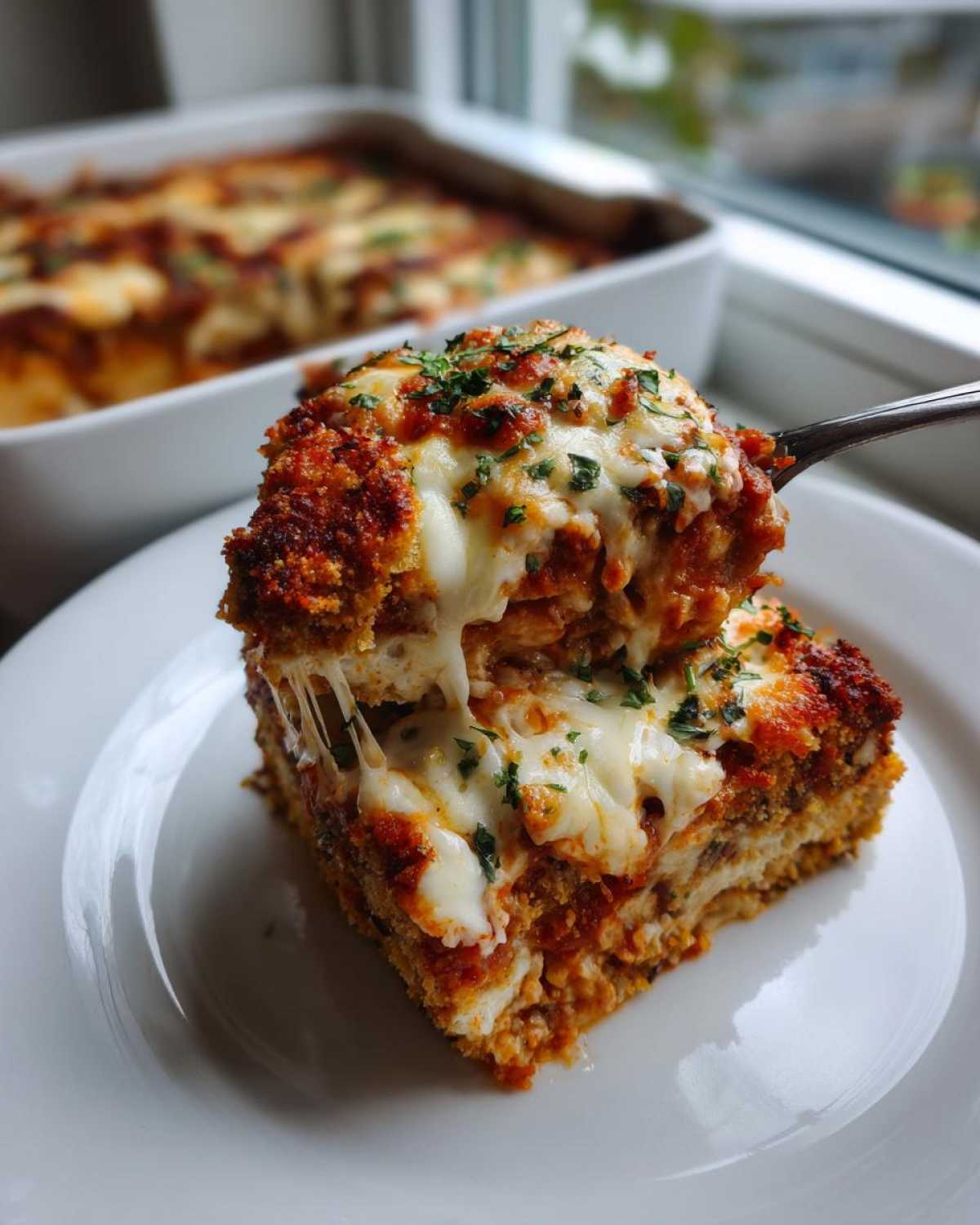 Baked Chicken Parmesan Casserole for Family Night - detail 2