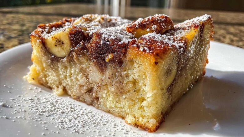 Banana Bread Overnight French Toast Bake