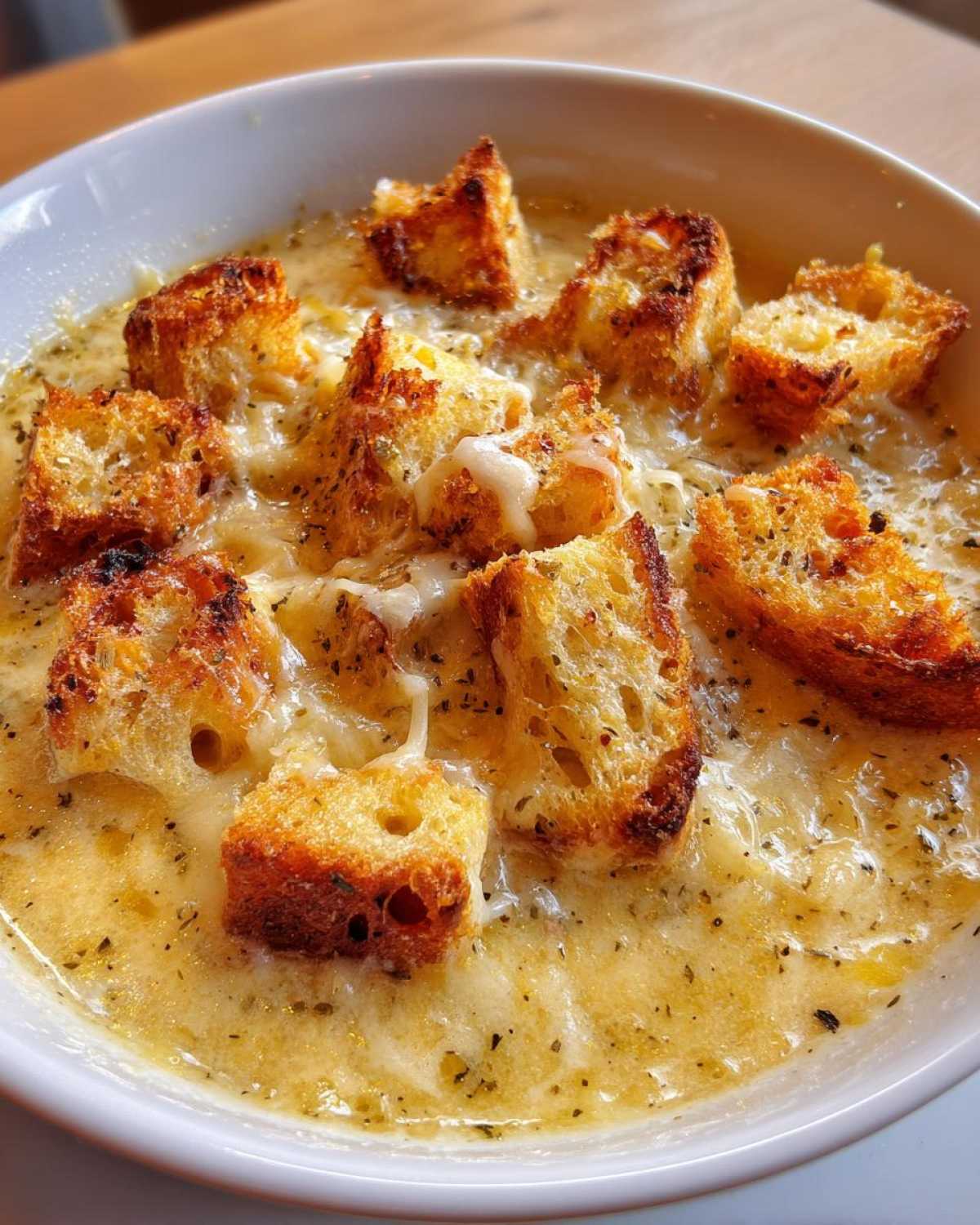 Cheesy Garlic Bread Soup (Yes, It’s a Thing!) - detail 3