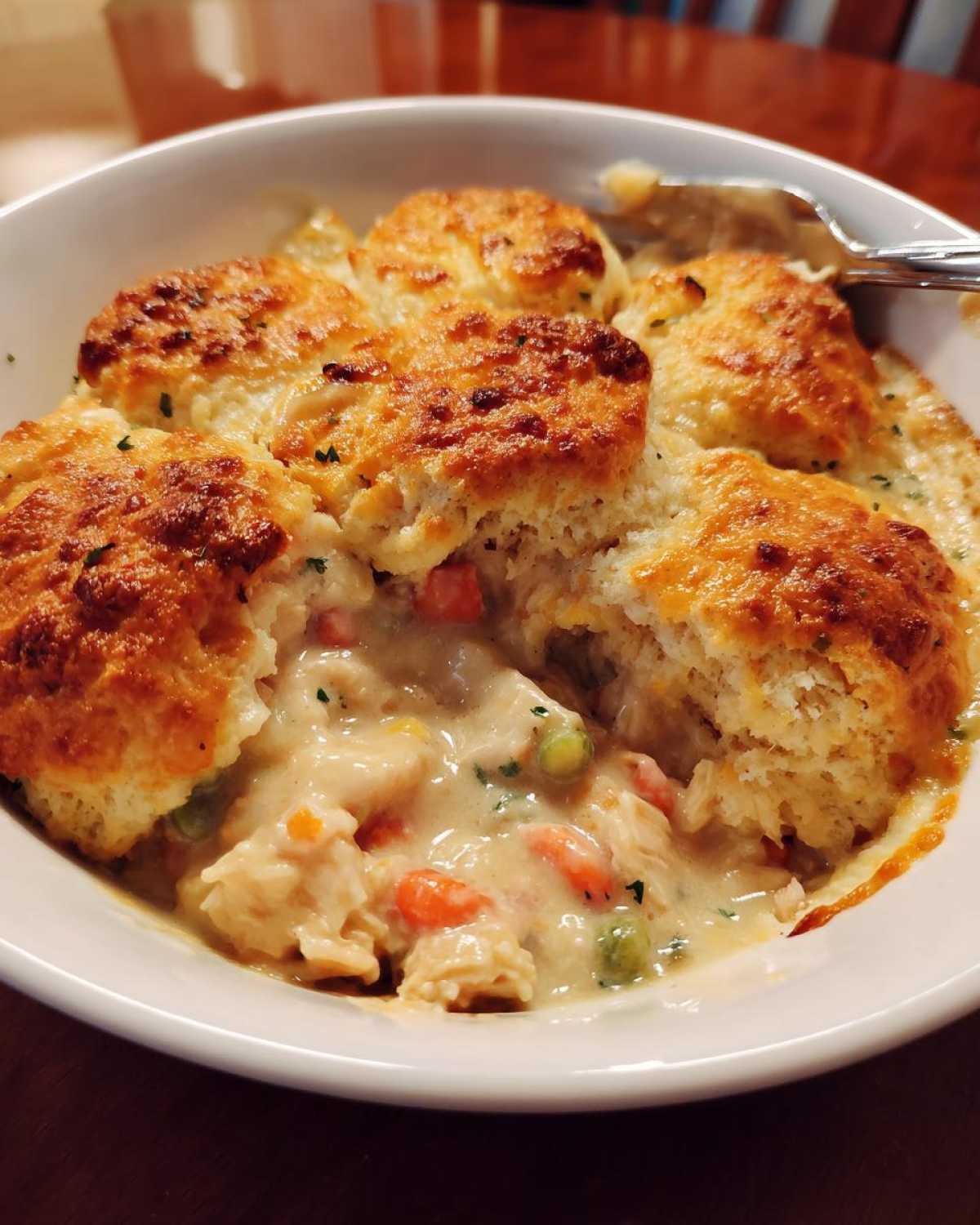 Chicken Pot Pie Casserole (Comfort in a Pan) - detail 2