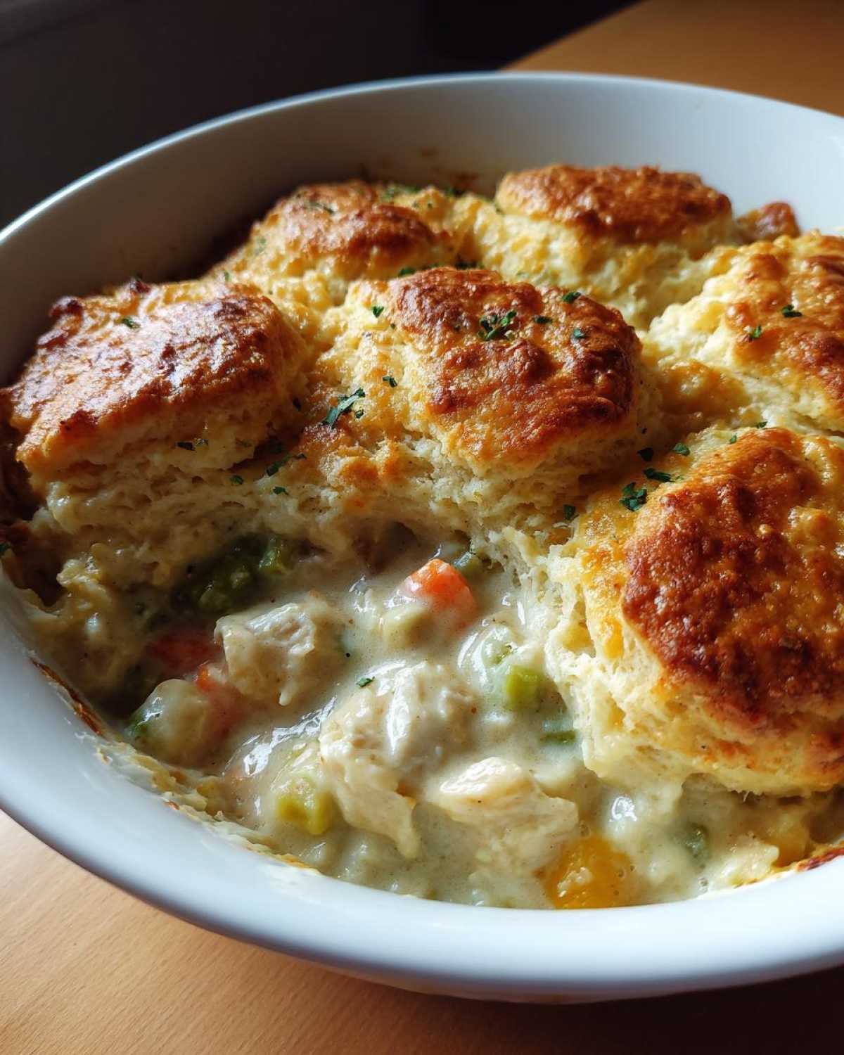 Chicken Pot Pie Casserole (Comfort in a Pan) - detail 3