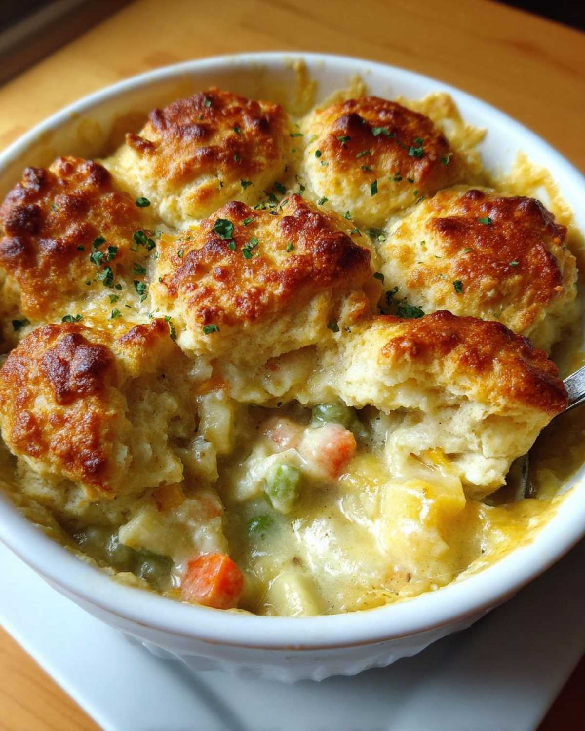 Chicken Pot Pie Casserole (Comfort in a Pan) - detail 4