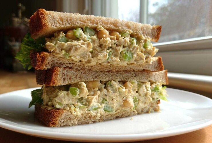 Chickpea Tuna Salad Sandwich (No Tuna, All Taste)