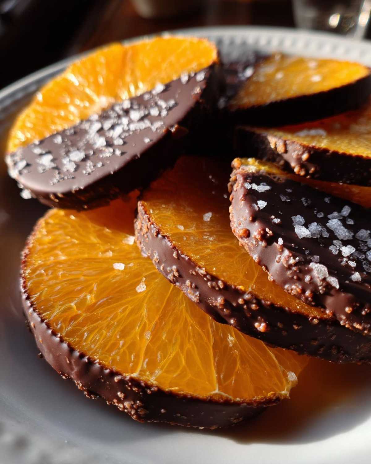 Chocolate-Dipped Orange Slices (Healthy Candy Fix) - detail 2