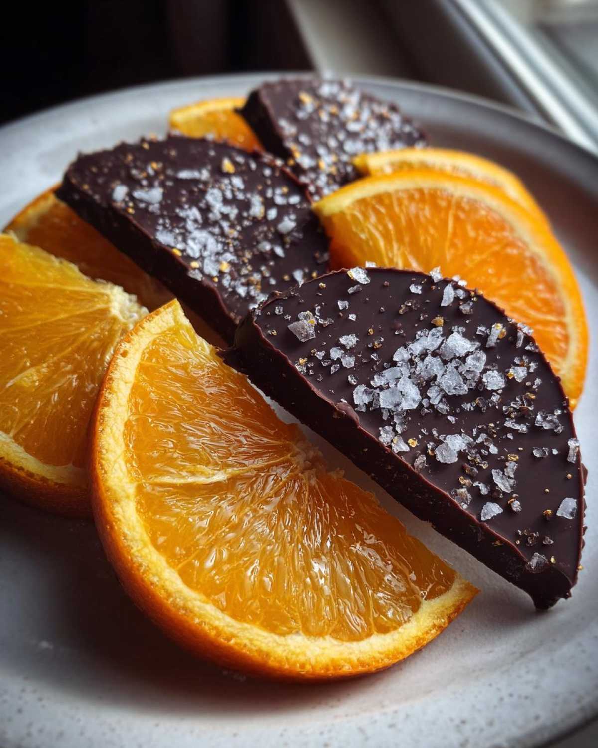 Chocolate-Dipped Orange Slices (Healthy Candy Fix) - detail 4