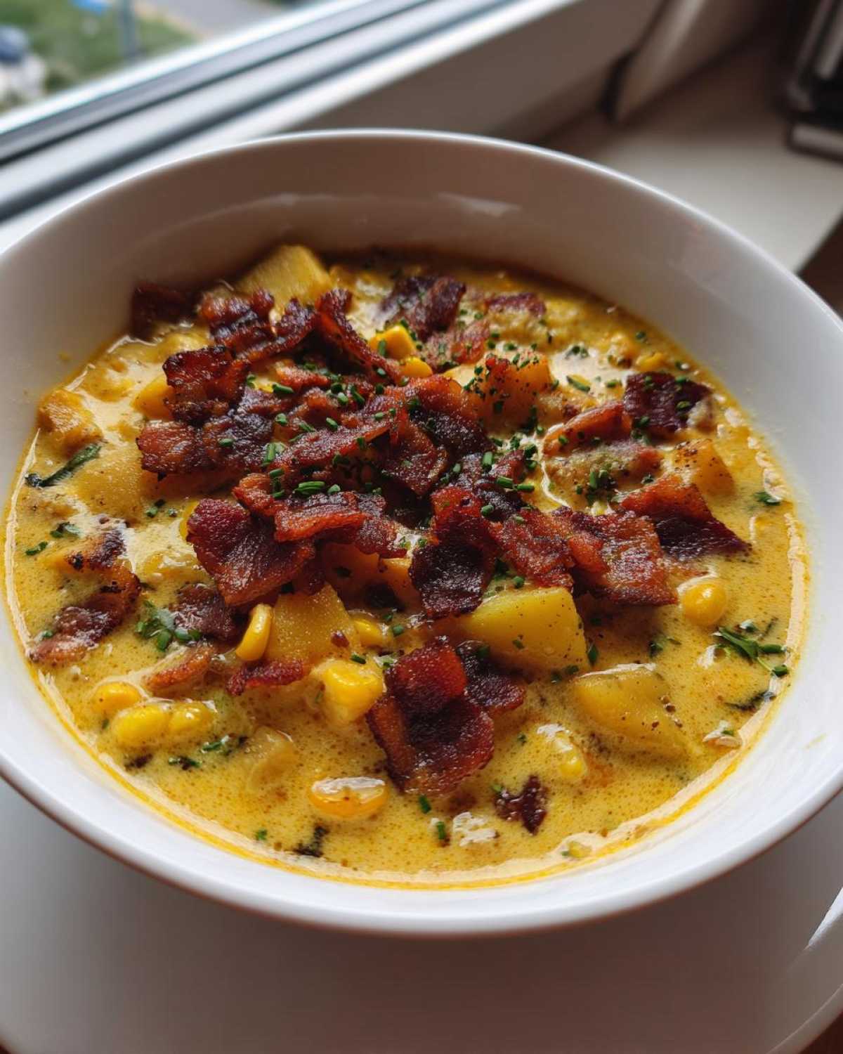Creamy Bacon Corn Chowder That Beats the Cold - detail 1