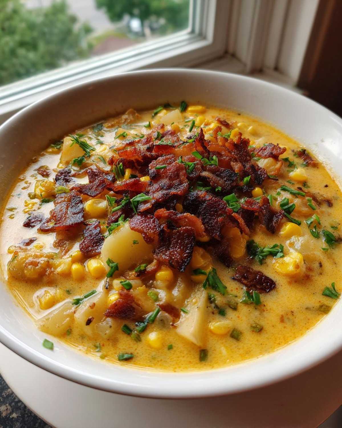 Creamy Bacon Corn Chowder That Beats the Cold - detail 2