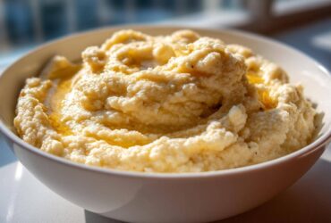 Creamy Roasted Garlic Mashed Cauliflower (Keto Comfort)