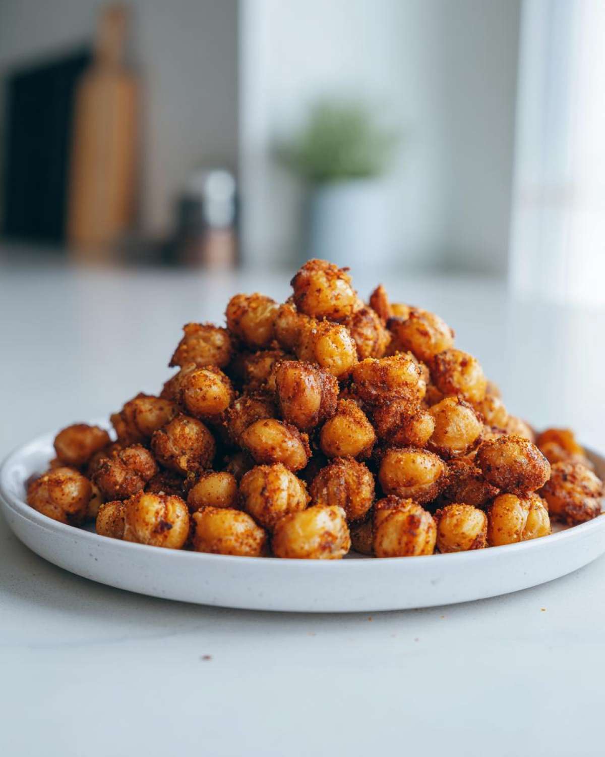 Crispy Air Fryer Chickpeas (Addictive Snack!) - detail 2