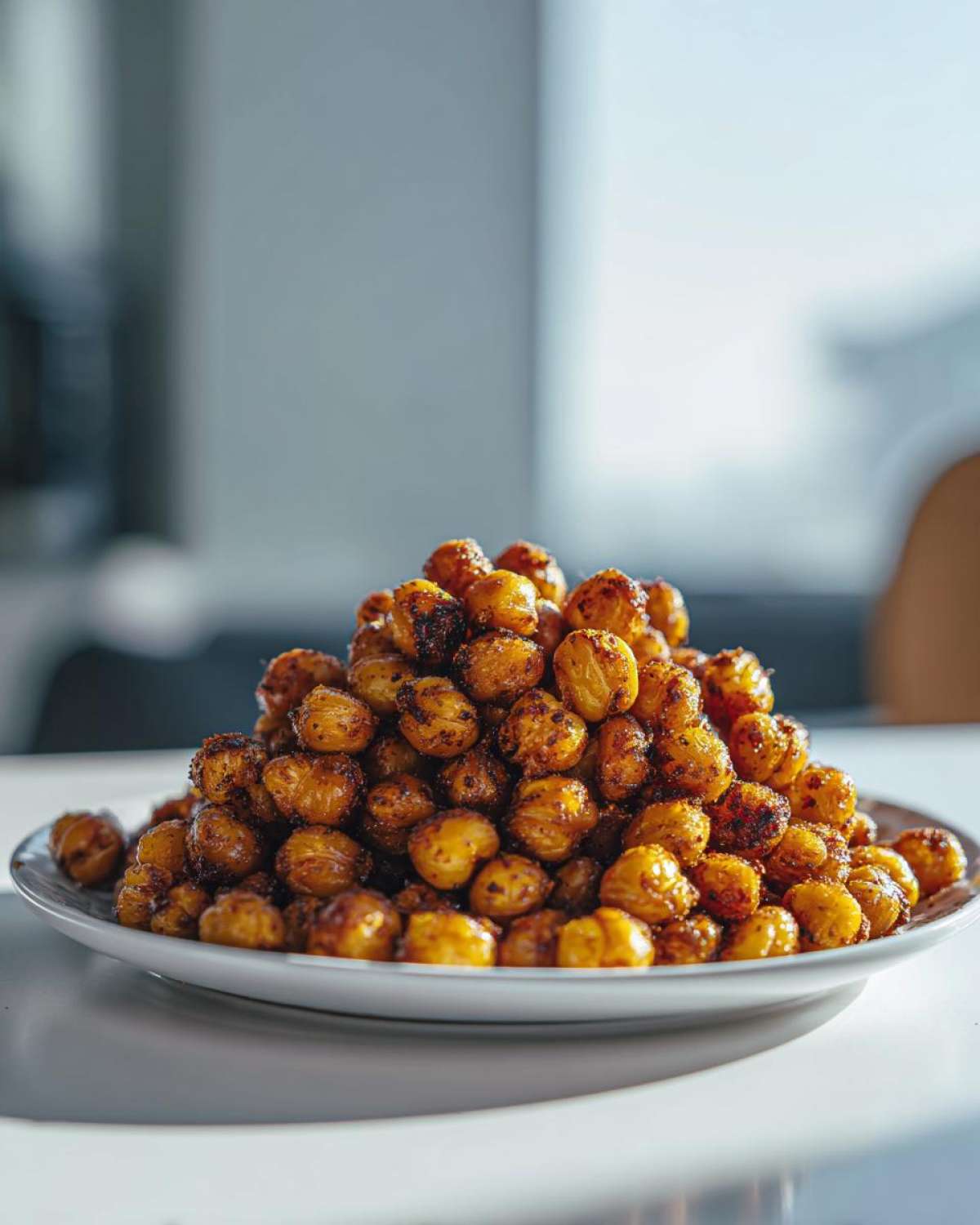 Crispy Air Fryer Chickpeas (Addictive Snack!) - detail 3