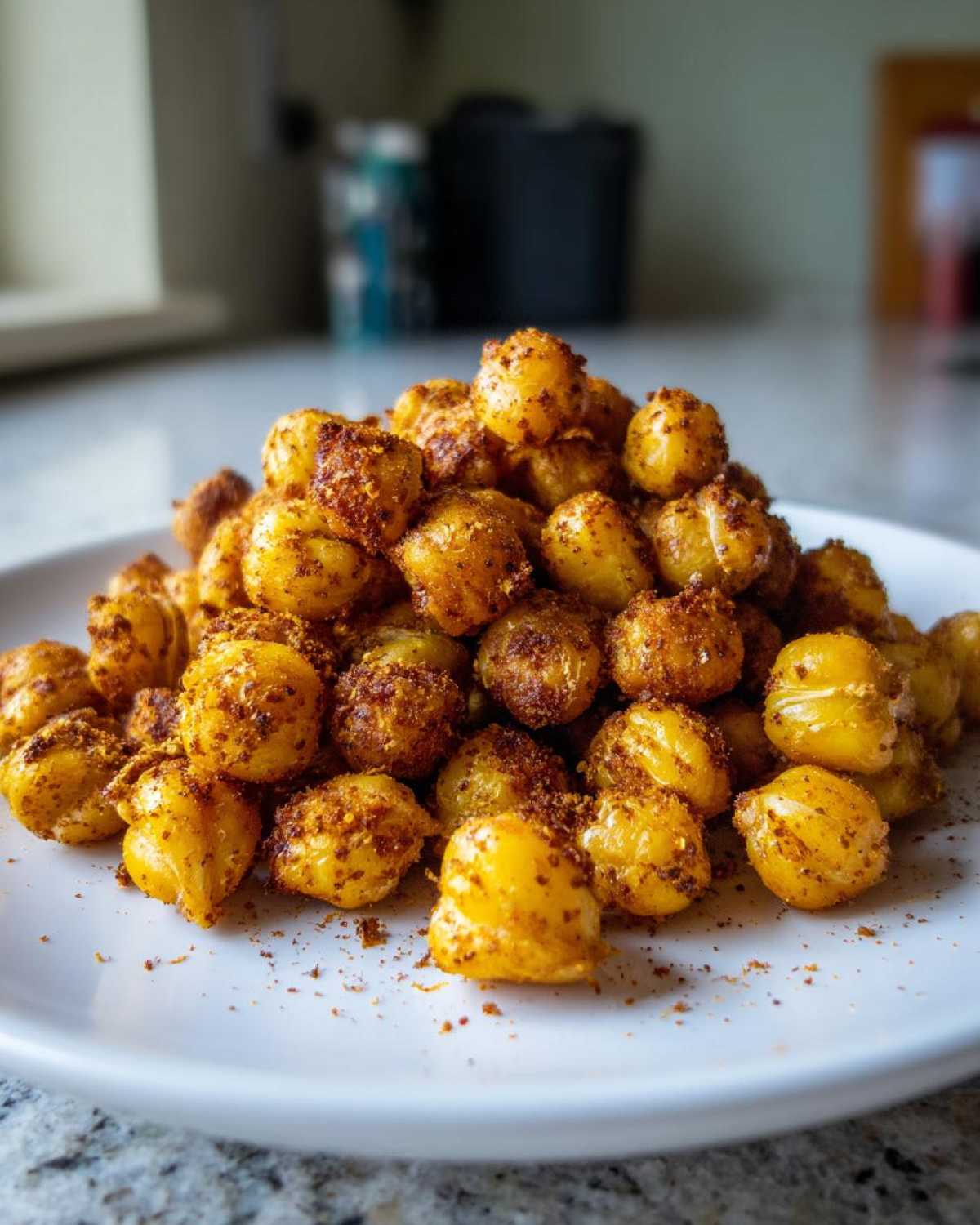 Crispy Air Fryer Chickpeas (Addictive Snack!) - detail 4