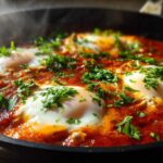 Easy Shakshuka (Eggs in Spiced Tomato Sauce)