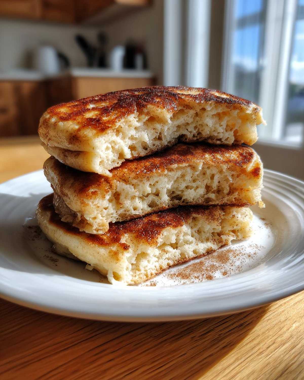Fluffy Cinnamon Protein Pancakes for Cozy Mornings - detail 1