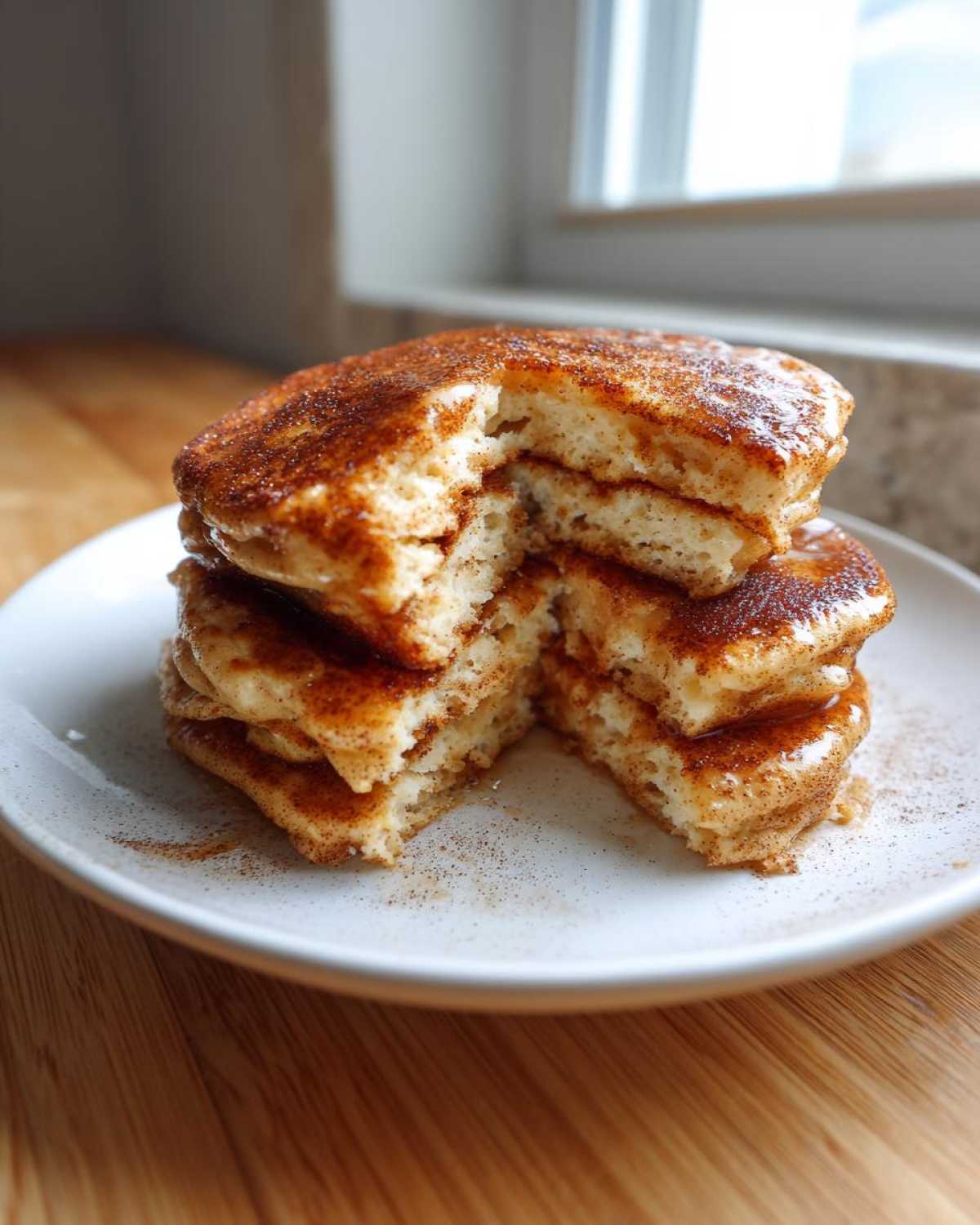 Fluffy Cinnamon Protein Pancakes for Cozy Mornings - detail 2