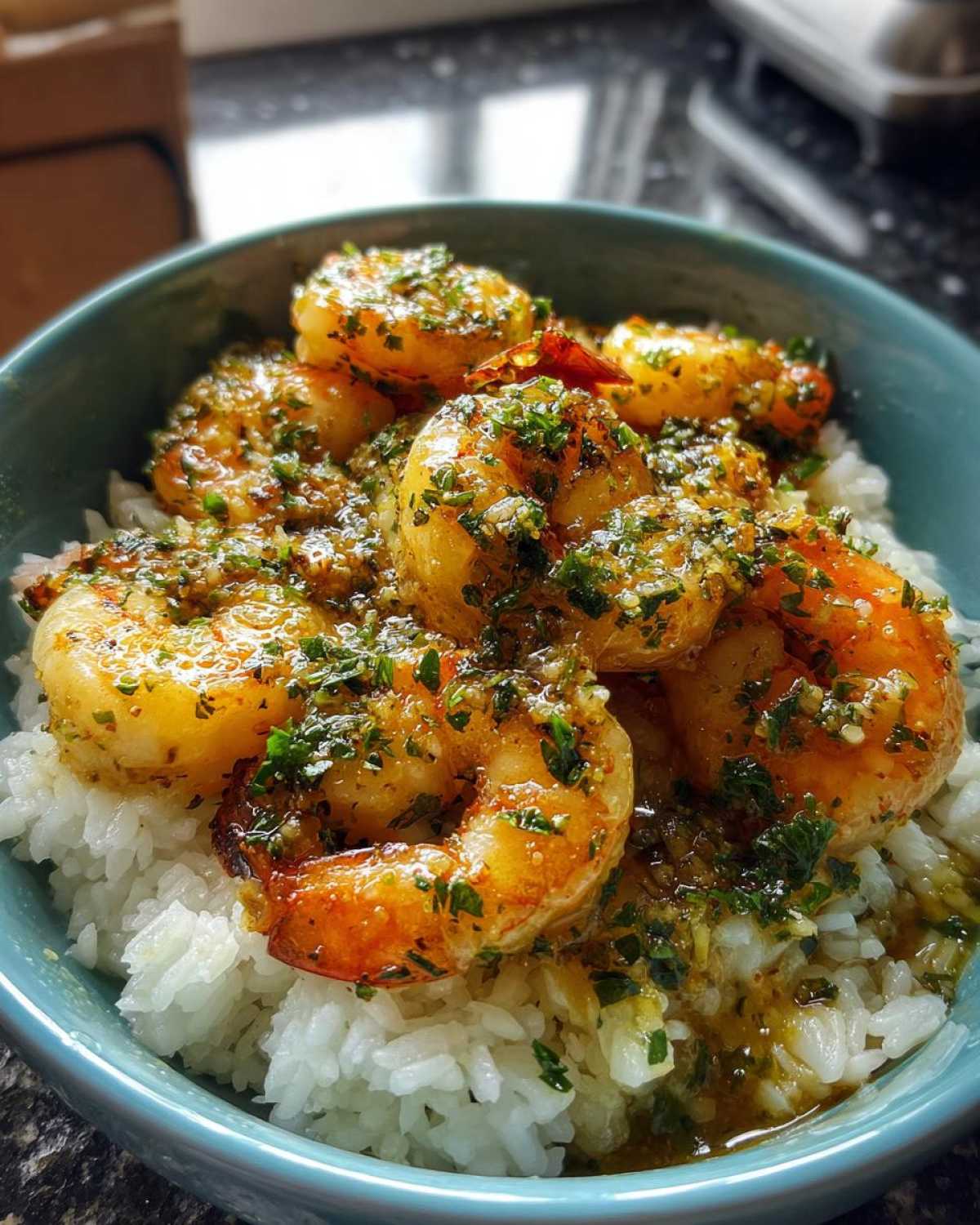 Garlic Butter Shrimp Rice Bowl in 20 Minutes - detail 1
