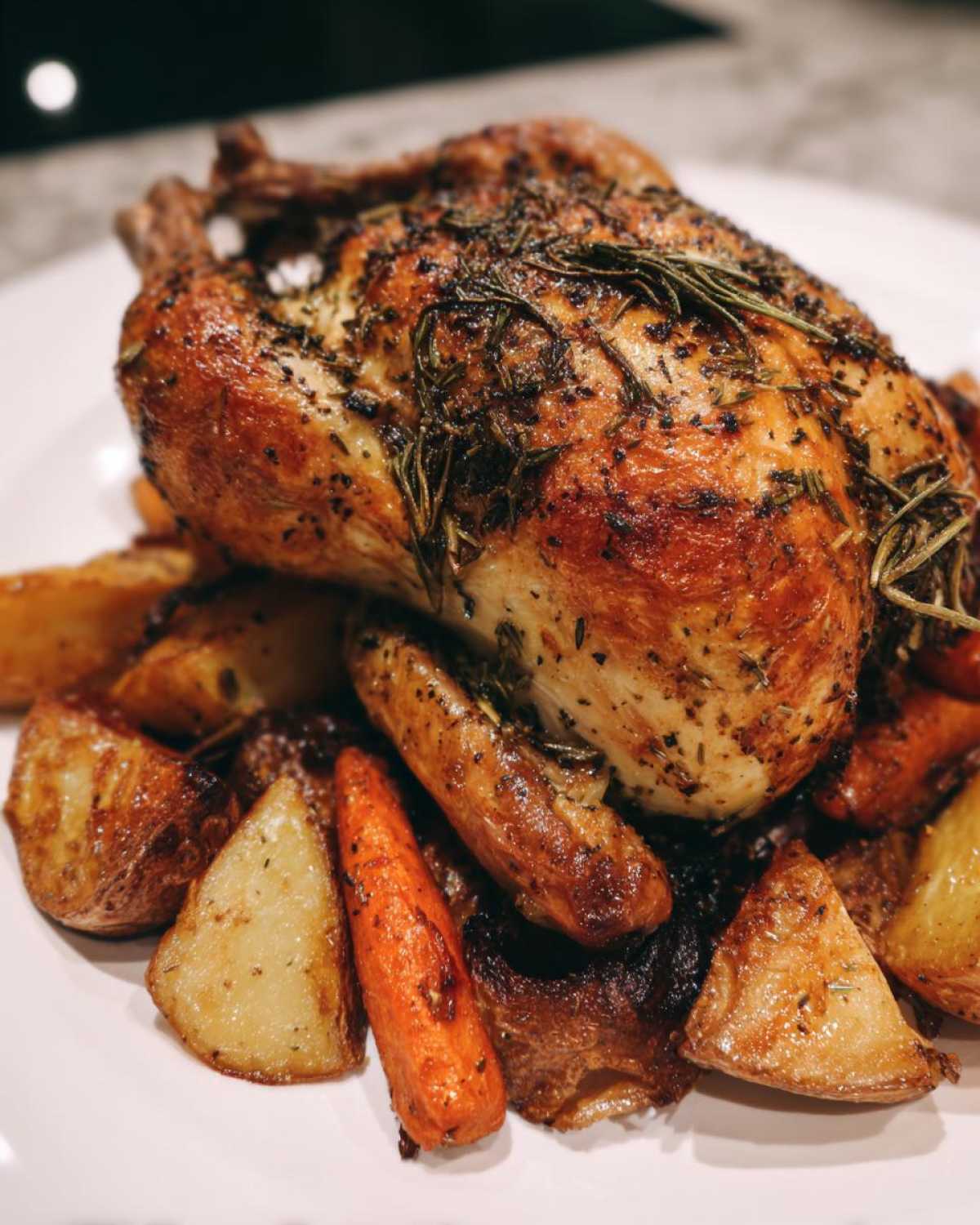 Garlic-Herb Roast Chicken & Veggies (Sunday Roast Simplified) - detail 1