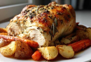 Garlic-Herb Roast Chicken & Veggies (Sunday Roast Simplified)