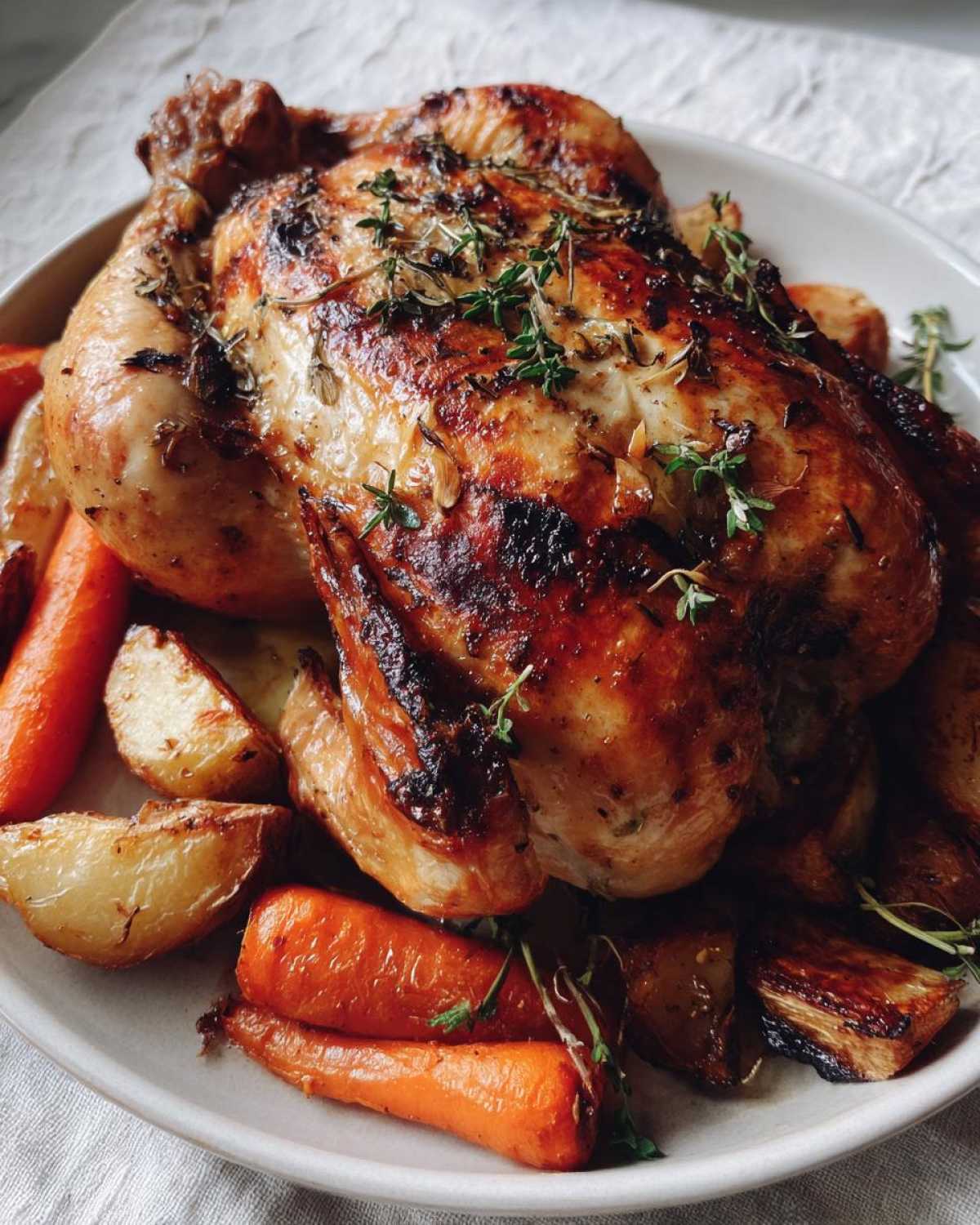 Garlic-Herb Roast Chicken & Veggies (Sunday Roast Simplified) - detail 4