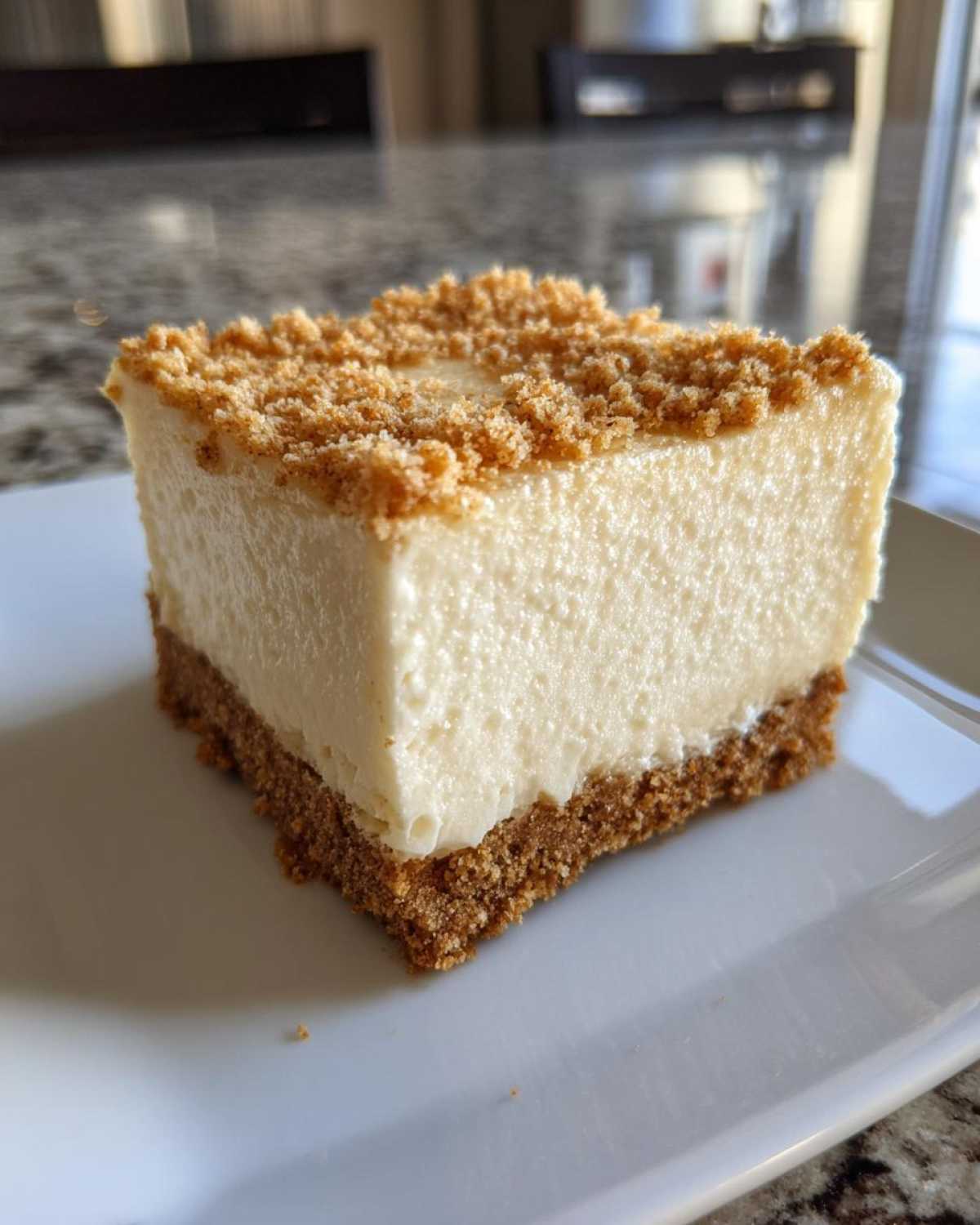 Greek Yogurt Cheesecake Bars (Low-Cal Indulgence) - detail 1