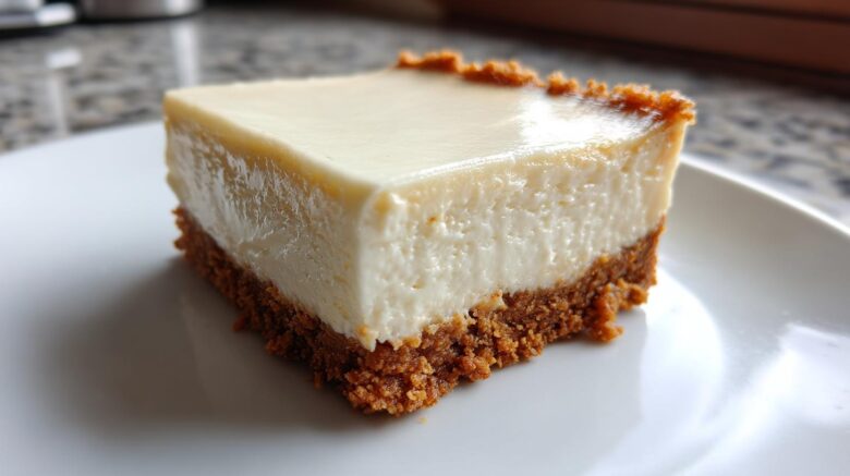 Greek Yogurt Cheesecake Bars (Low-Cal Indulgence)