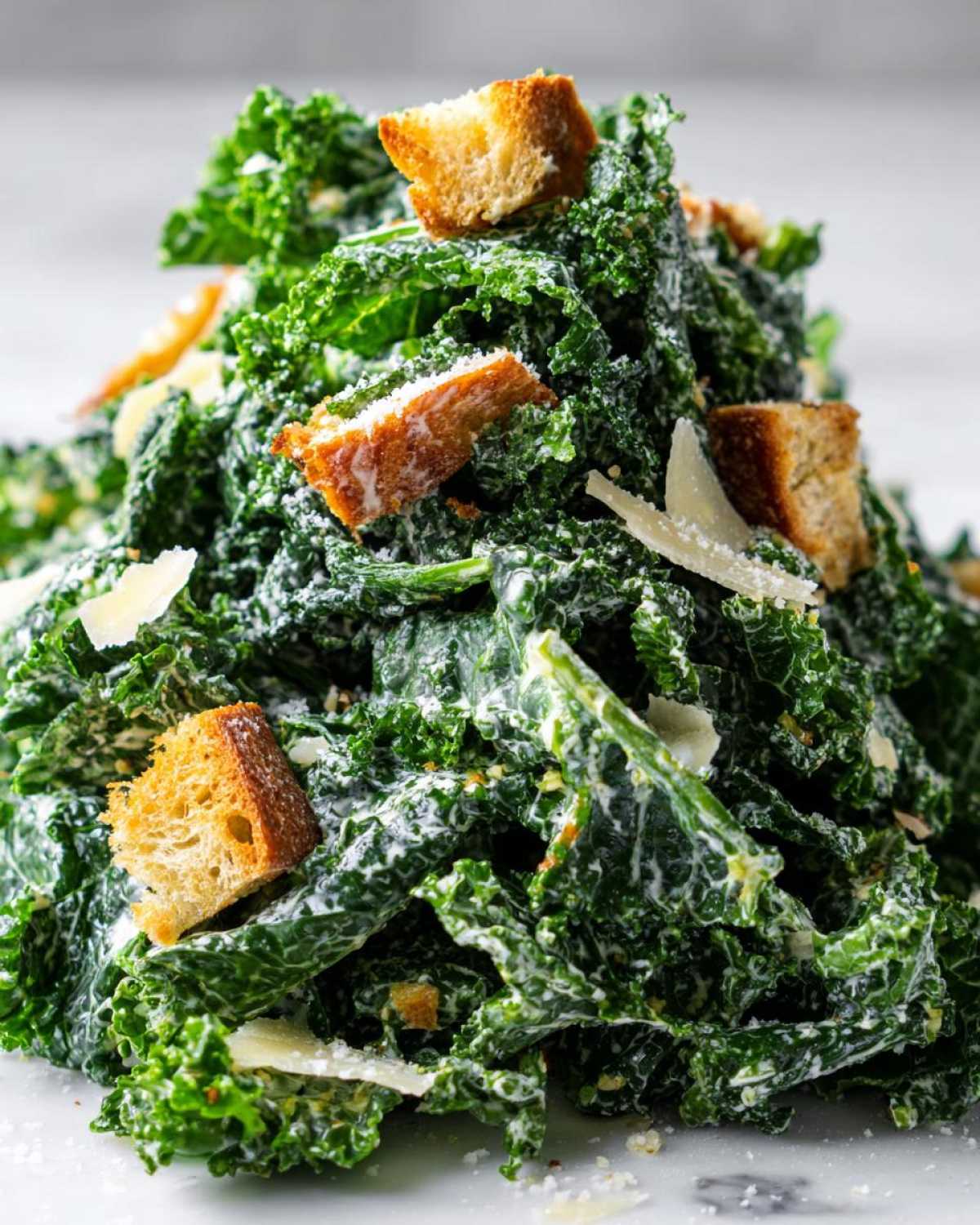 Guilt-Free Kale Caesar Salad (Healthy Cravings Satisfied) - detail 2