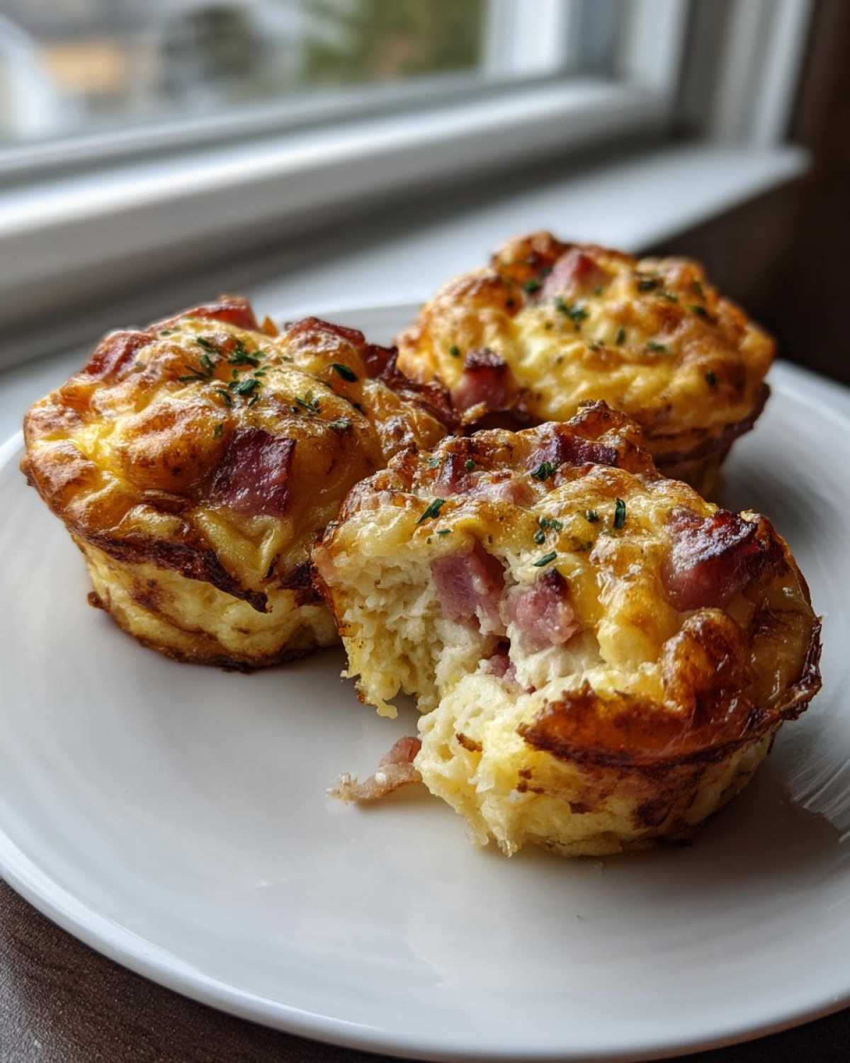 Ham & Cheese Quiche Muffins (Keto Breakfast Bites) - detail 2