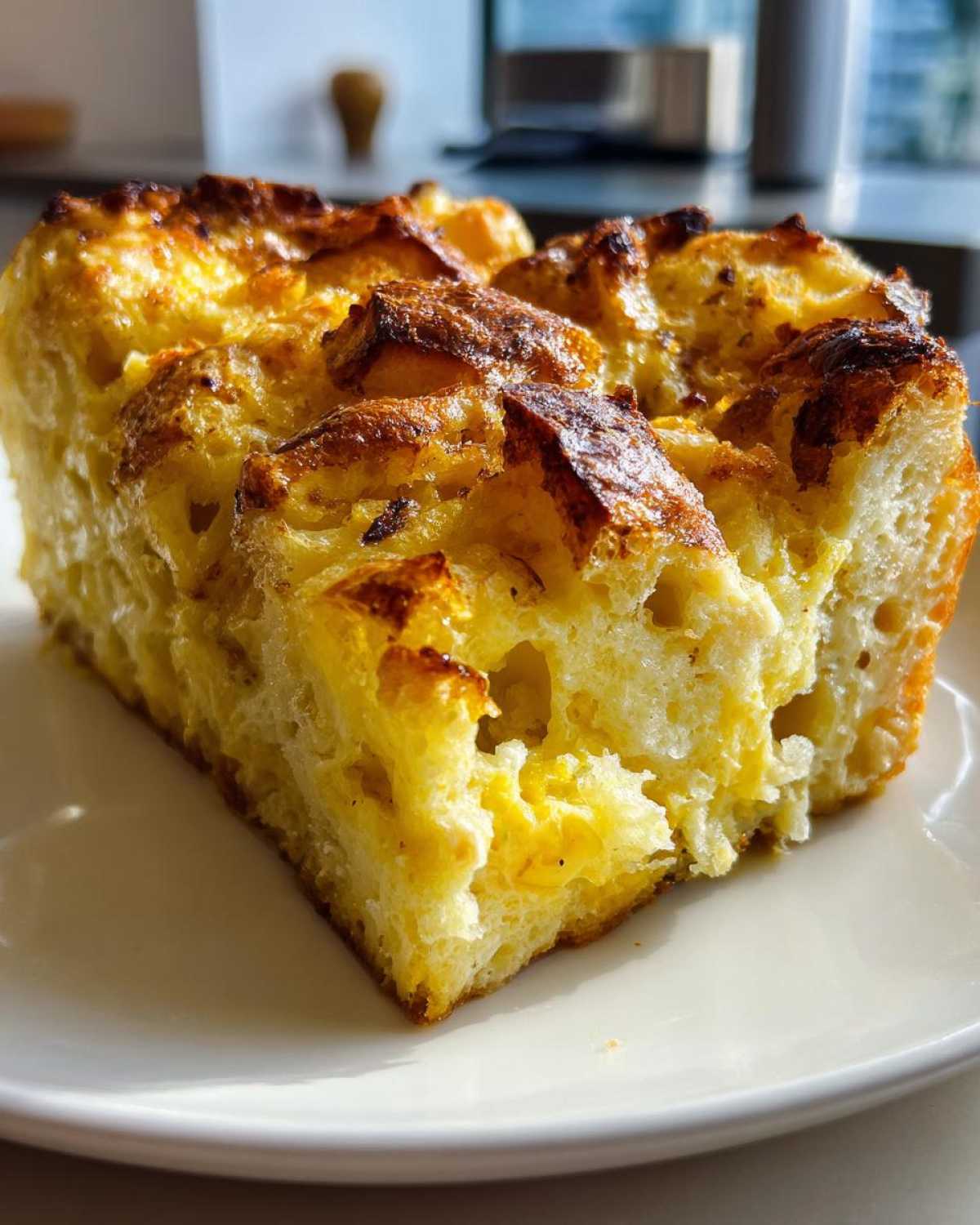 Holiday Hangover Bagel Strata (Make-Ahead Brunch) - detail 1