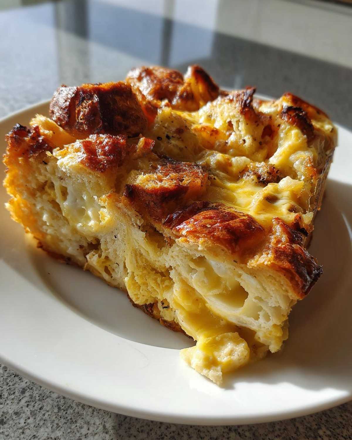 Holiday Hangover Bagel Strata (Make-Ahead Brunch) - detail 3