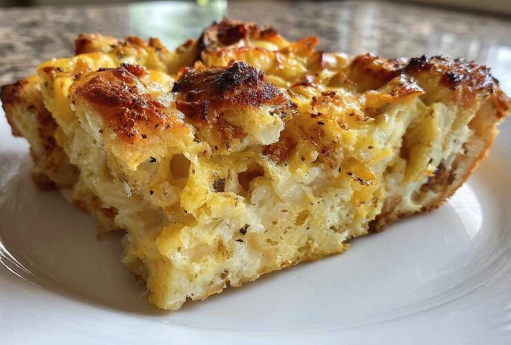 Holiday Hangover Bagel Strata (Make-Ahead Brunch)