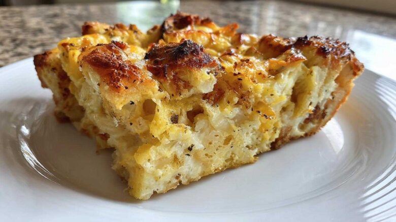 Holiday Hangover Bagel Strata (Make-Ahead Brunch)