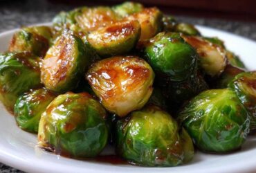 Hot Honey Brussels Sprouts (Addictive Veggie Side)