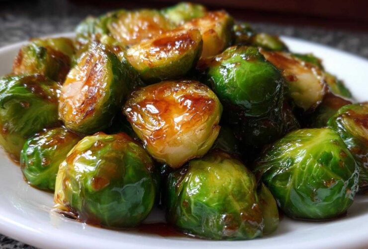 Hot Honey Brussels Sprouts (Addictive Veggie Side)